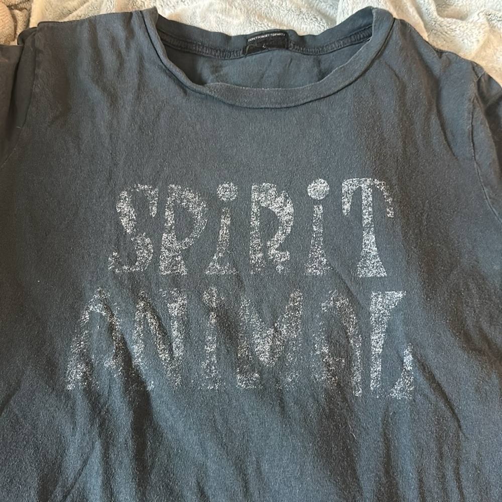 MOTHER The Boxy Spirit Animal black graphic T-Shirt - Picture 2 of 5